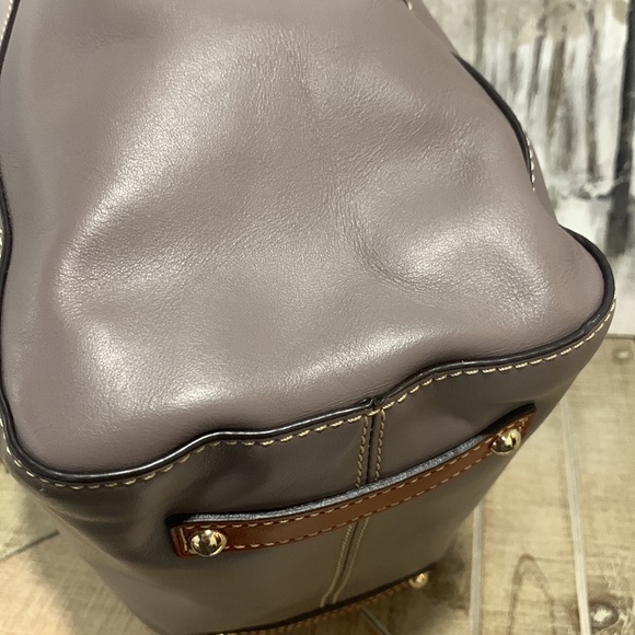 đDooney and Bourke Keegan Smooth Leather Drawstring Bucket Bag - Picture 10 of 16